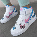 Butterflies Pink Blue Custom Air Force 1