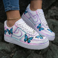 Butterflies Pink Purple Blue Custom Air Force 1