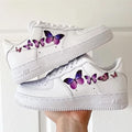 Butterflies Purple Custom Air Force 1