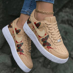 Butterflies Red Tan Custom Air Force 1