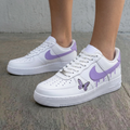 Butterfly Drip Purple Custom Air Force 1