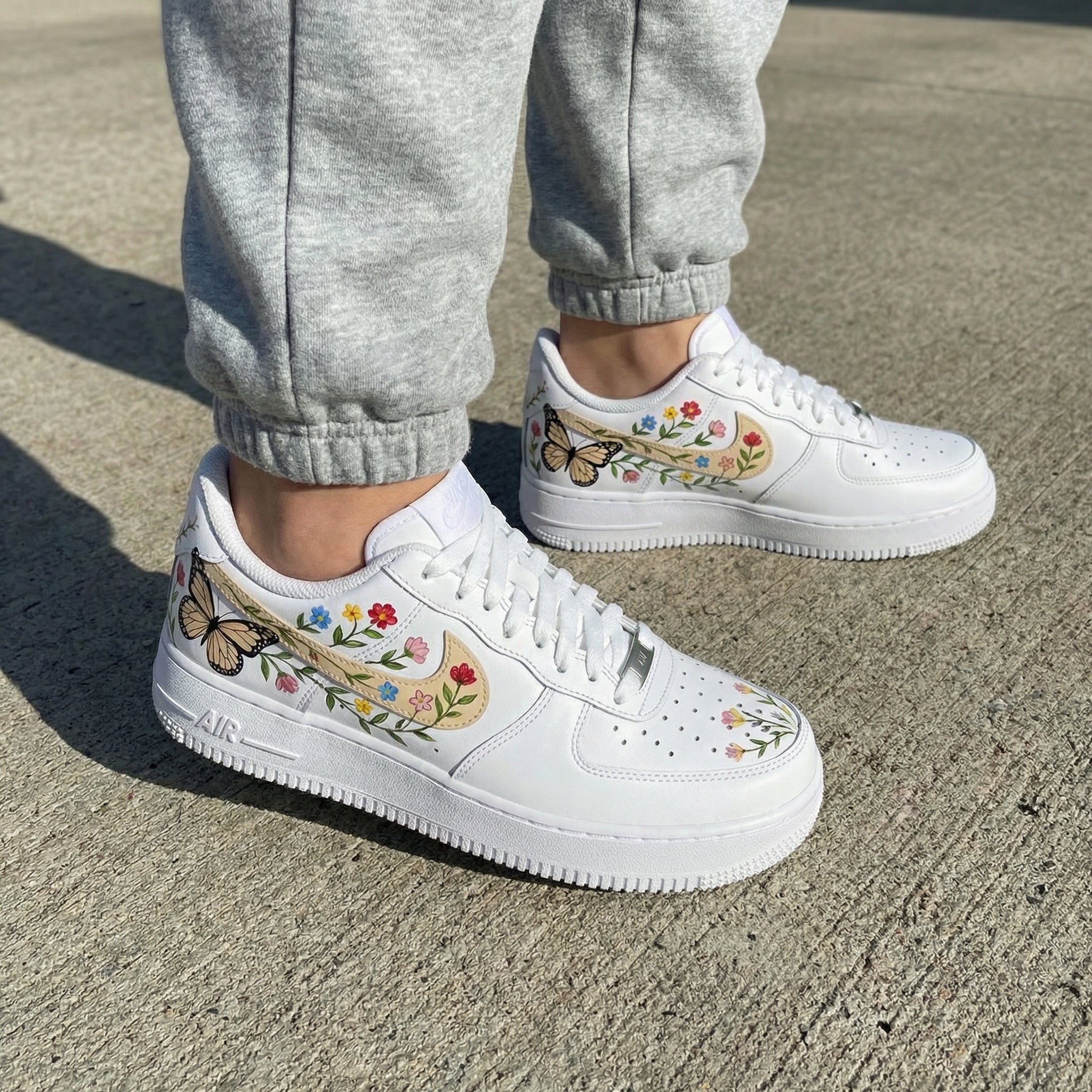 Butterfly Floral Custom Air Force 1