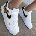 Butterfly Gold Black Custom Air Force 1