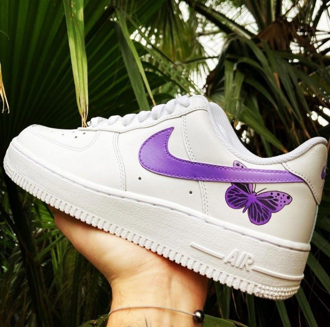 Butterfly Purple Custom Air Force 1