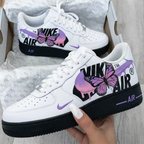Butterfly Purple Pink Custom Air Force 1