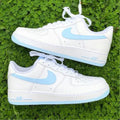 Baby blue Custom Air Force 1