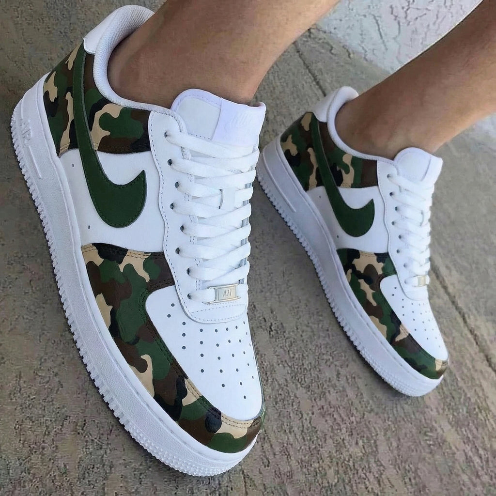 Camo Green Khaki Custom Air Force 1