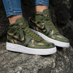 Camouflage Green Custom Air Jordan 1