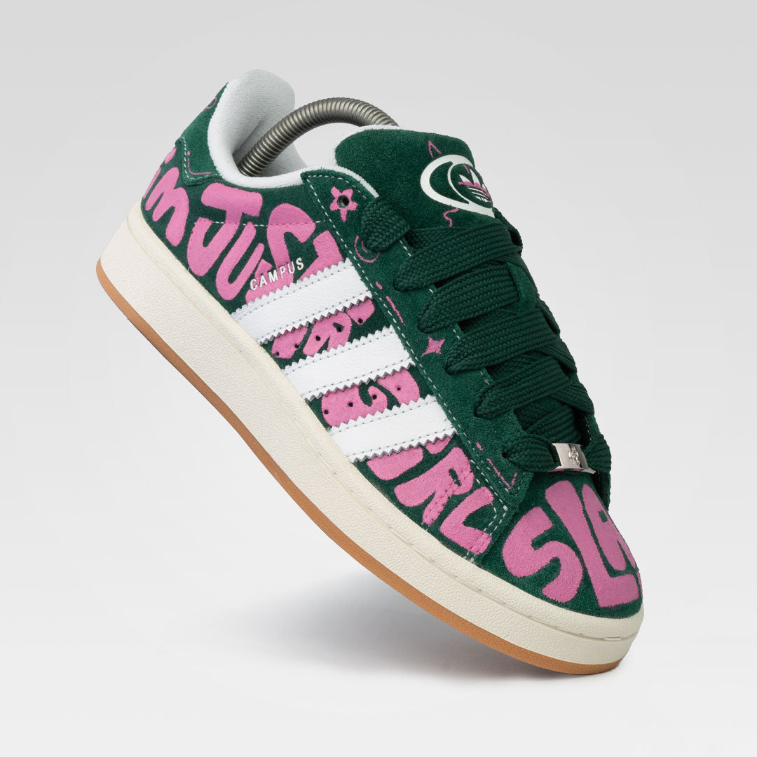 Campus Groovy Letters Graffiti Custom Adidas Samba