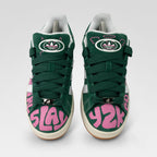 Campus Groovy Letters Graffiti Custom Adidas Samba