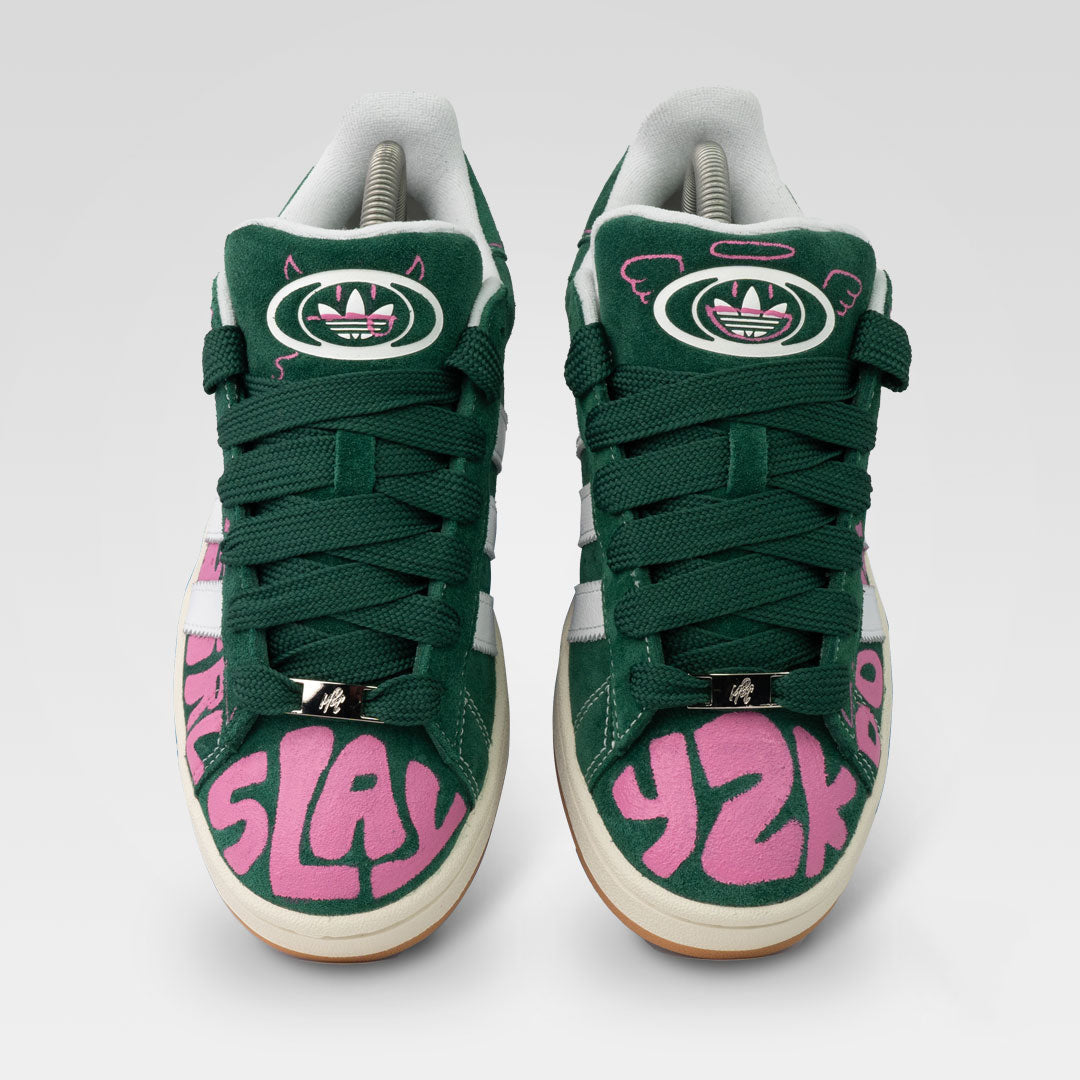 Campus Groovy Letters Graffiti Custom Adidas Samba