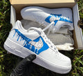 Cartoon Bunny Pattern Blue Custom Air Force 1