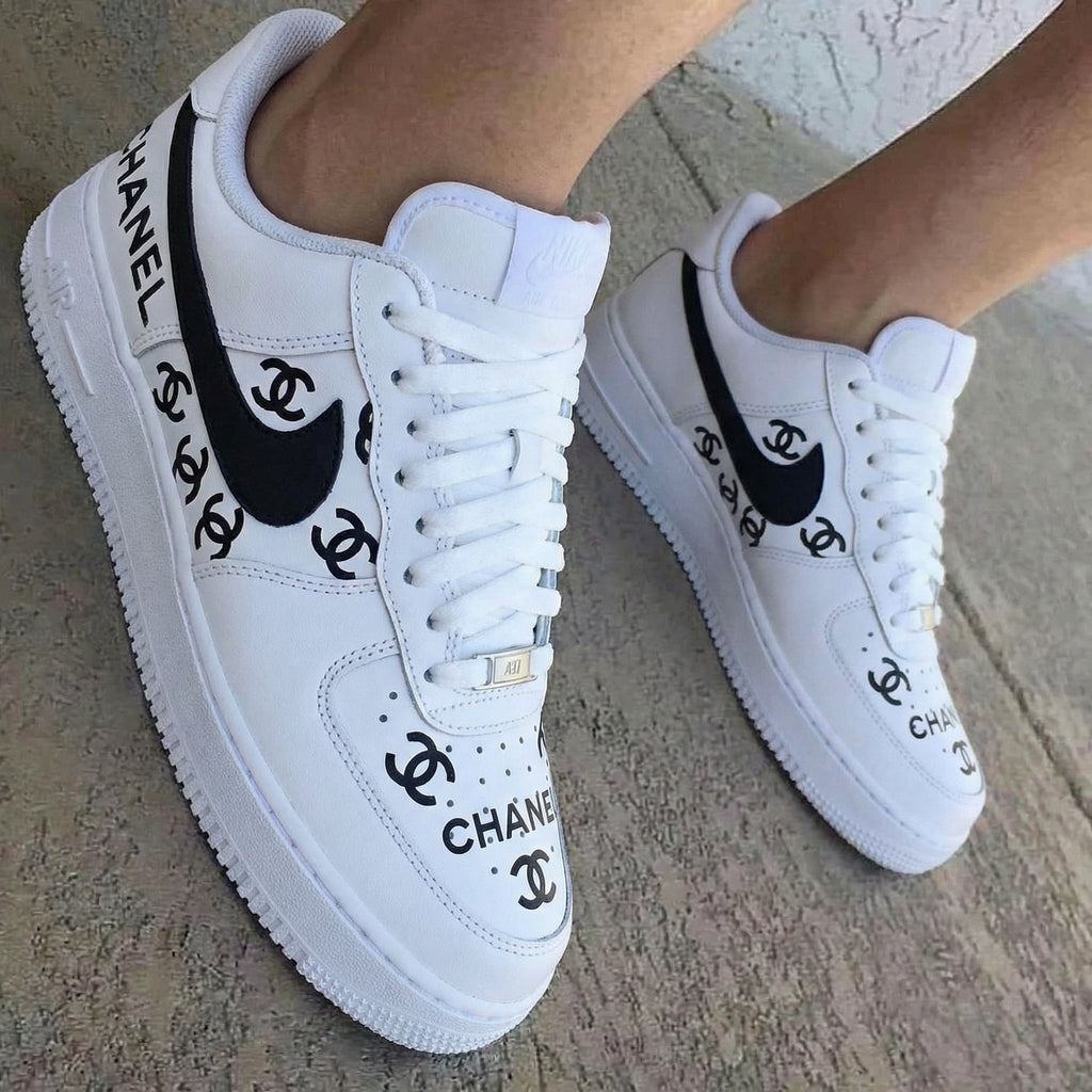 CC Logo Black Custom Air Force 1