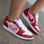 Cherries Baby Pink Red Custom Air Jordan 1