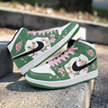 Cherry Blossom Green Baby Pink Custom Air Jordan 1