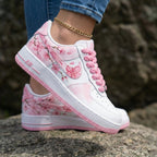 Cherry Blossom Pink Thick Shoelace Custom Air Force 1