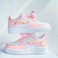 Cherry Pattern Baby Pink White Custom Air Force 1
