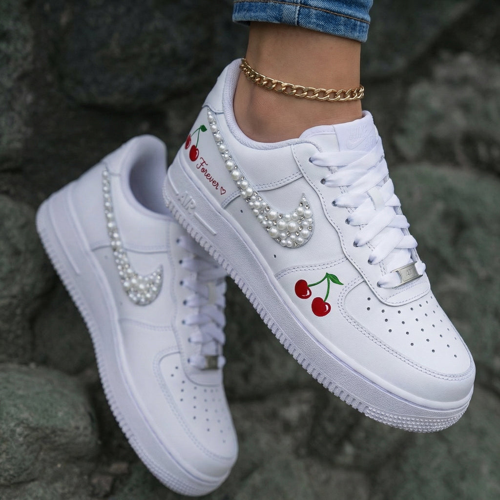 Cherry Pearl Custom Air Force 1