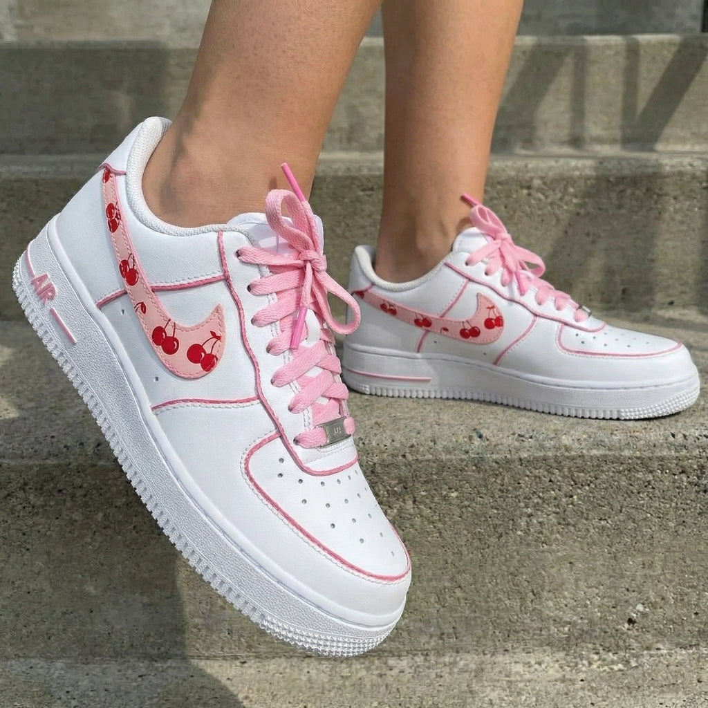 Cherry Pink Custom Air Force 1