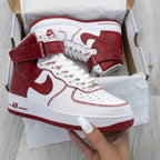 Classic Burgundy White Custom Air Force 1