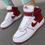 Classic Burgundy White Custom Air Force 1