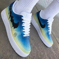 Claw Mark Blue Yellow Custom Air Force 1