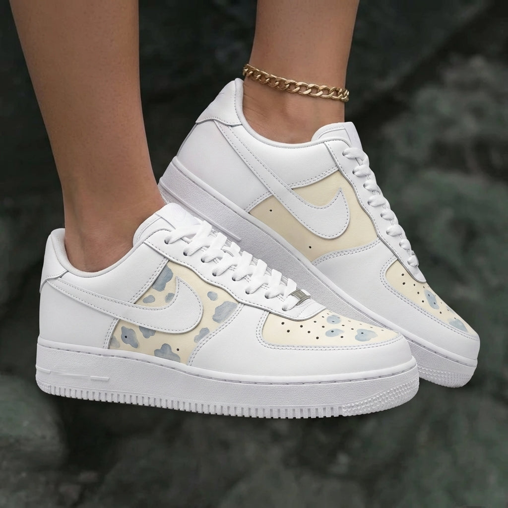 Clouds Cream Baby Blue Custom Air Force 1