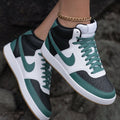 Color Block Black Teal Custom Nike Court Vision