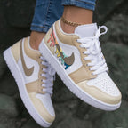 Colorful Drip Tan Custom Air Jordan 1