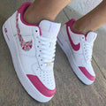 Colorful Mosaic Swoosh Pink Custom Air Force 1