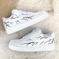 Crack Pattern Black Custom Air Force 1