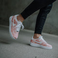 Custom Air Force 1 Baby Pink Tie Dye