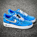 Custom Air Force 1 Blue With Cartoon