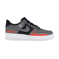 Custom Air Force 1 Gray Red BrAnding Design