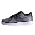 Custom Air Force 1 Grey AMG Logo