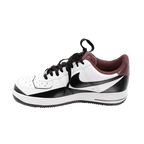 Custom Air Force 1 White Black Burgundy Lamborghini Logo
