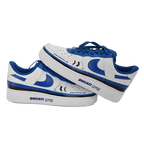 Custom Air Force 1 White Blue Ducati Theme