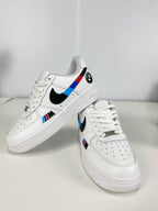 Custom Air Force 1 White BMW M Design