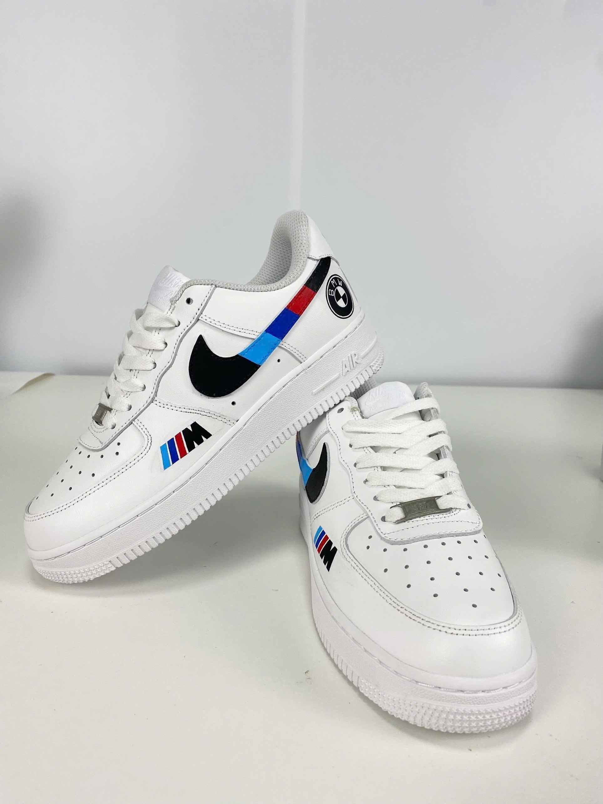 Custom Air Force 1 White BMW M Design