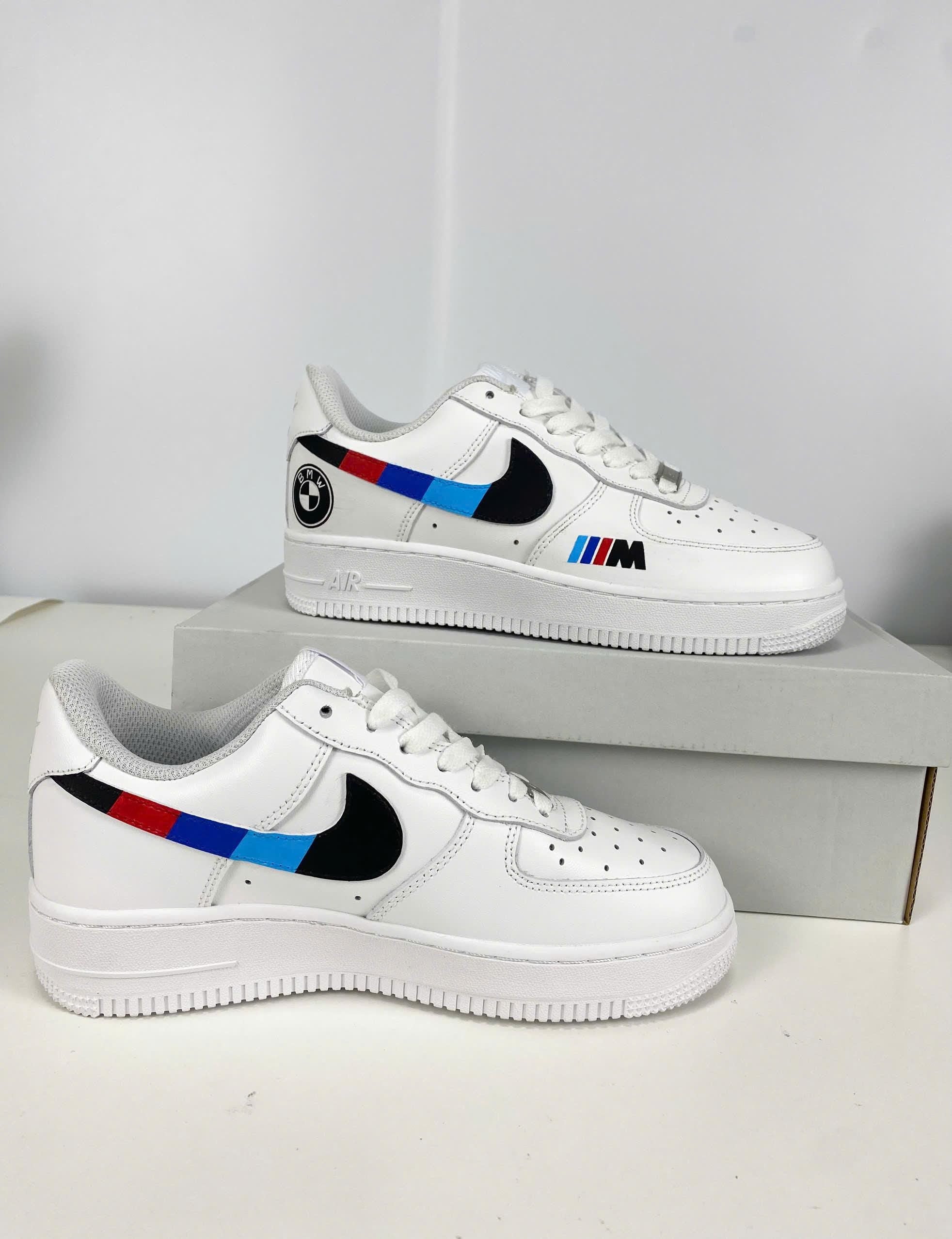 Custom Air Force 1 White BMW M Design