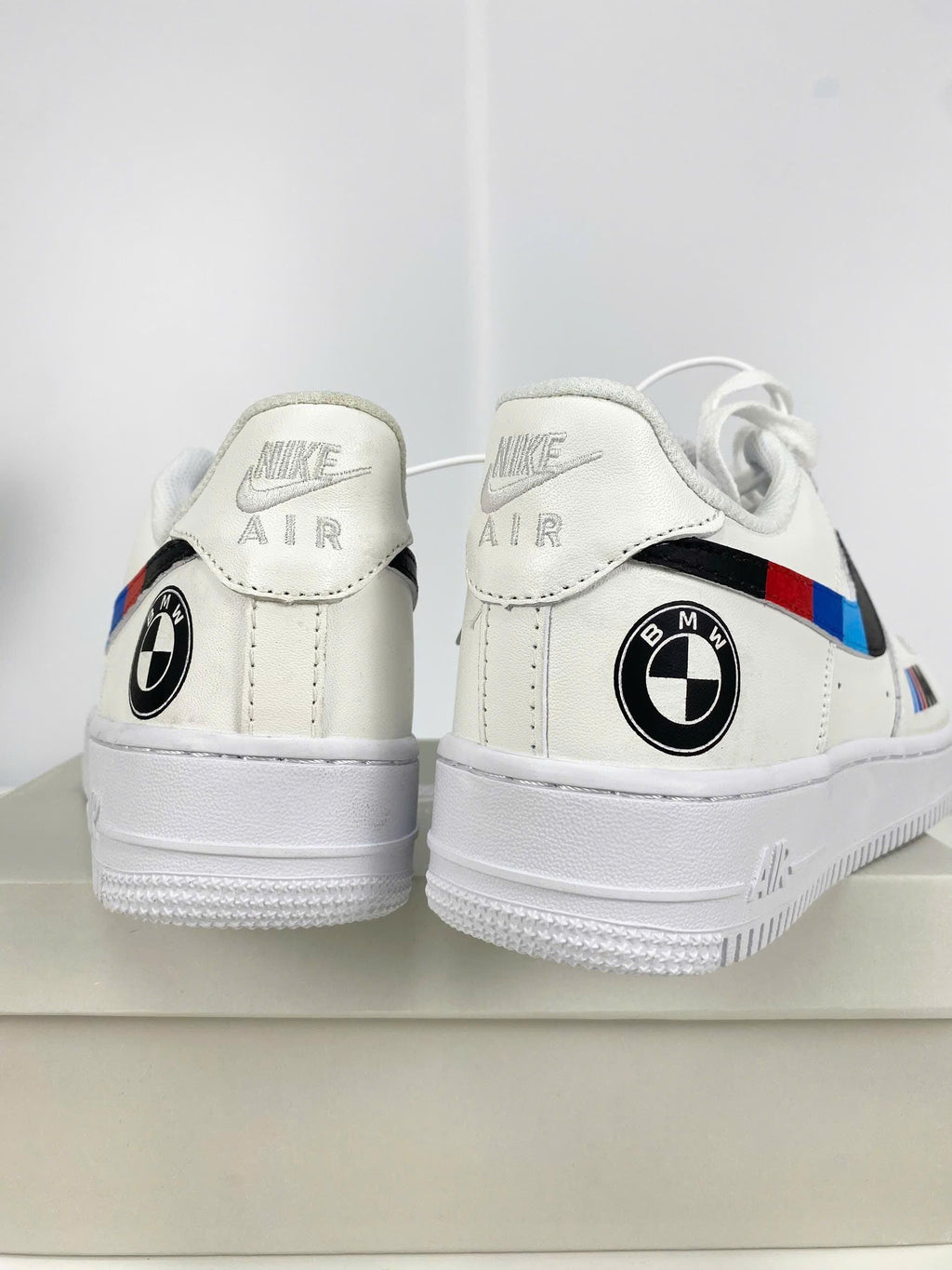 Custom Air Force 1 White BMW M Design