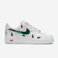 Custom Air Force 1 White Christmas Holly Pattern