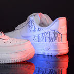 Custom Air Force 1 White Dior Pattern
