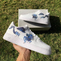 Custom Air Force 1 White Dragon Pattern