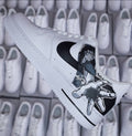 Custom Air Force 1 White Graphic And Snake Print