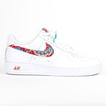 Custom Air Force 1 White Paisley Pattern
