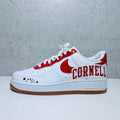 Custom Air Force 1 White Red Cornell Theme Stars