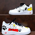 Custom Air Force 1 White Snoopy Theme