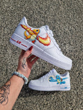 Custom Air Force 1 White With Pokemon Patterns