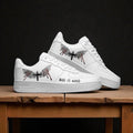 Custom Air Force 1 White with Wing Cross and God is Good Design